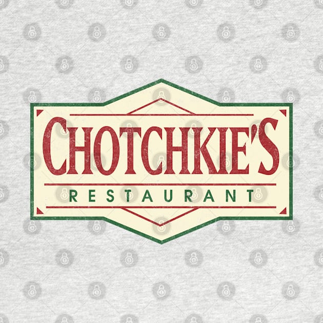 Chotchkie's Restaurant - vintage Office Space logo by BodinStreet